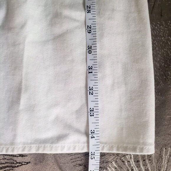 Future Collective w/ Jenny K. Women's Asymmetrical Ruffle Denim Mini Dress Sz 16 - Picture 15 of 16